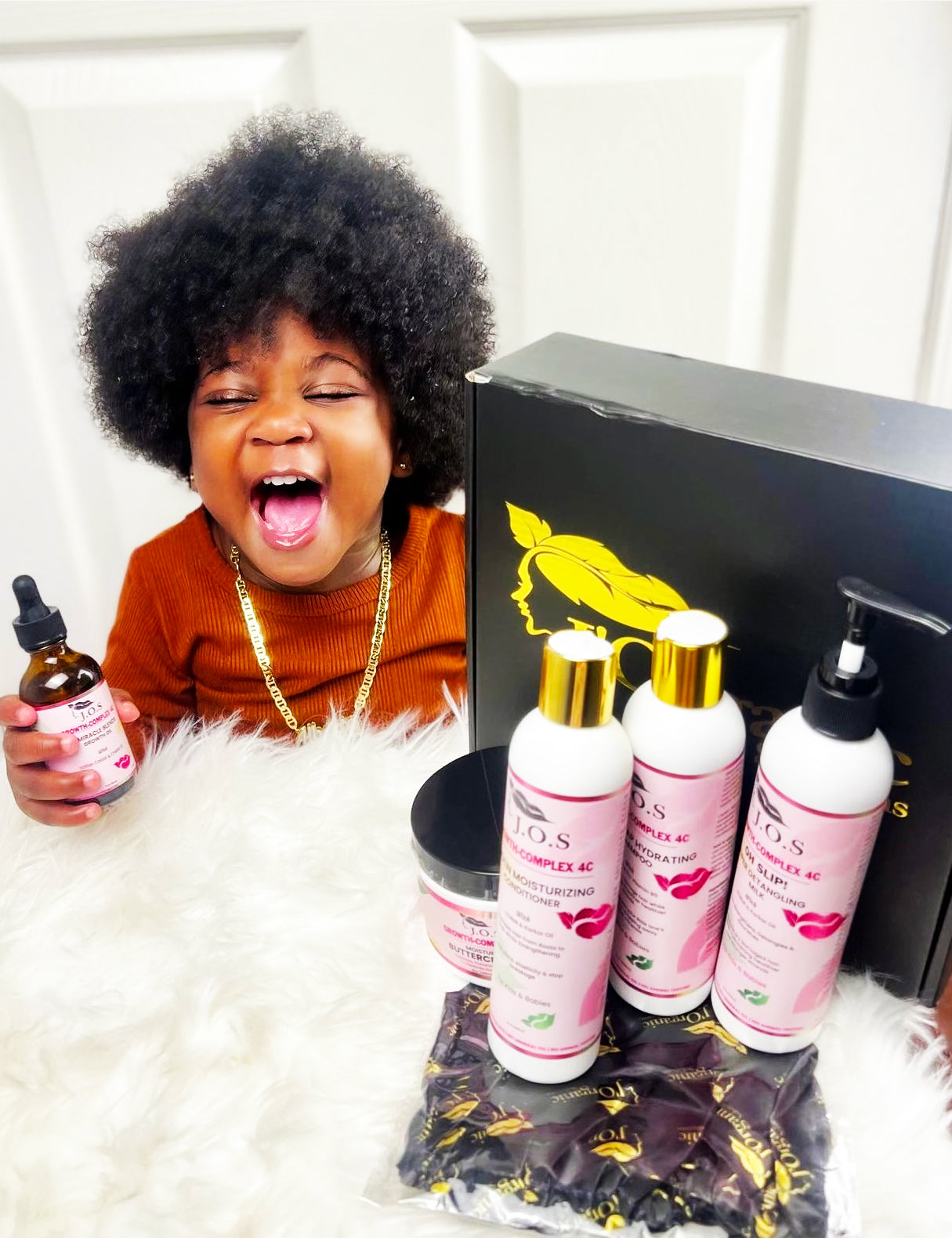 Kids Chebe Wash Day Kit for Curly, Coily & 4C Hair | J'Organic Solutions Secondary image