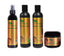 Kids' four-step wash-day kit with shampoo, conditioner, leave-in milk and scalp pomade