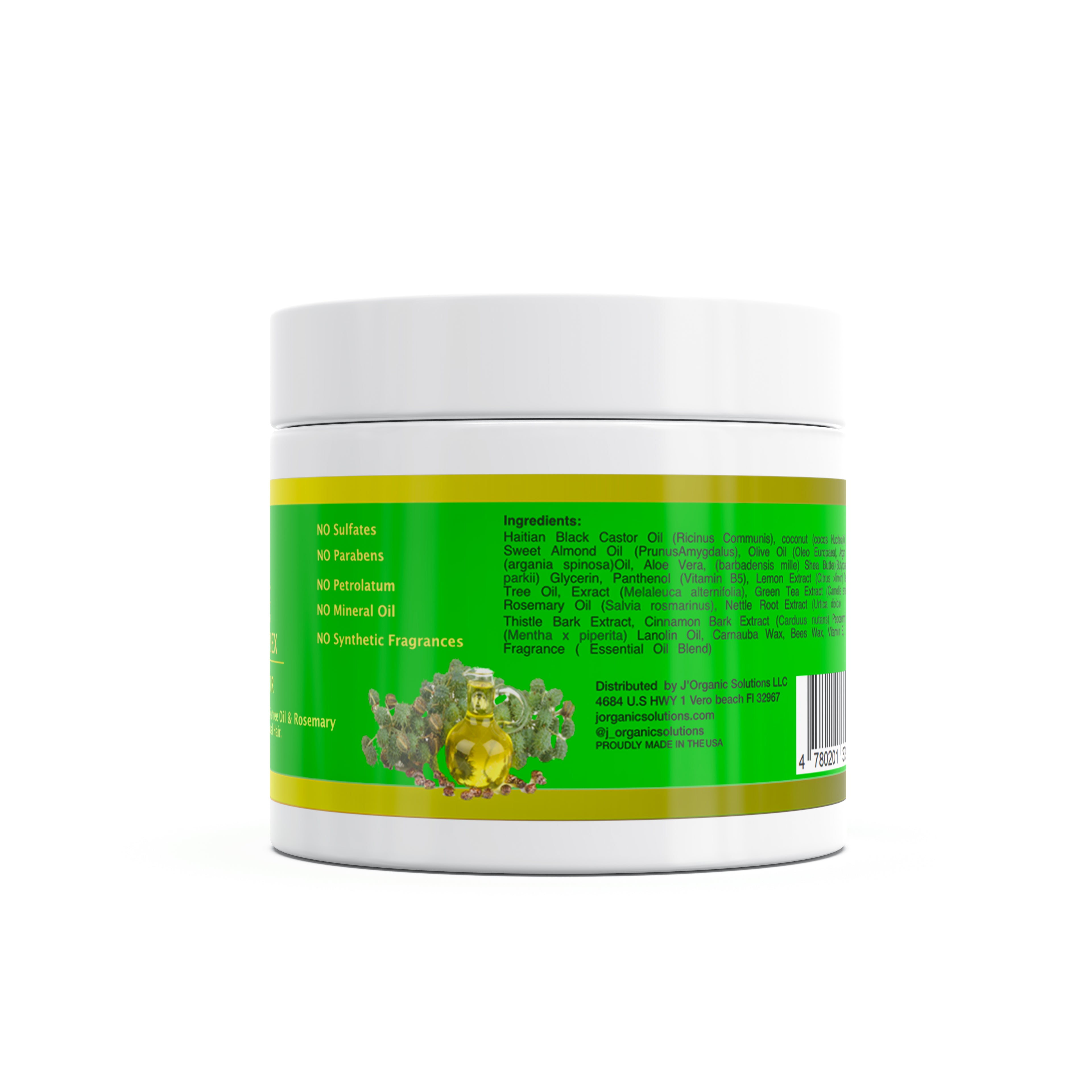 Scalp Moisturizer Hair Grease for Curly & 4C Hair – Natural Pomade, No Buildup | J'Organic Solutions