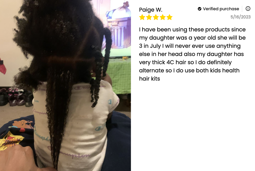Kids' Super Healthy Hair Kit — Complete 5-Step Wash Day Routine for Curly, Coily & 4C Hair
