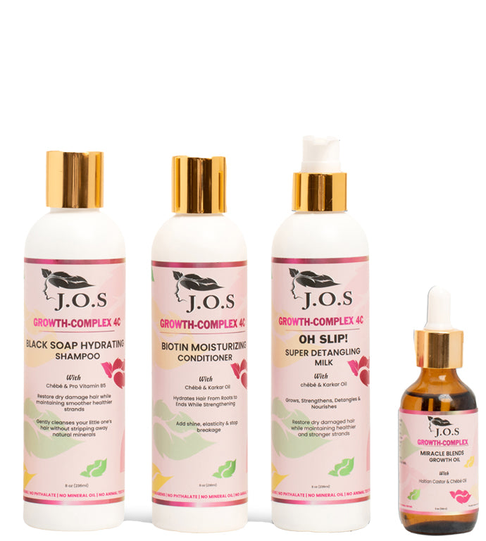 Kids Chebe Wash Day Kit for Curly, Coily & 4C Hair | J'Organic Solutions