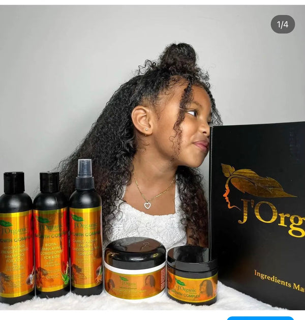 Kids' Super Healthy Hair Kit — Complete 5-Step Wash Day Routine for Curly, Coily & 4C Hair