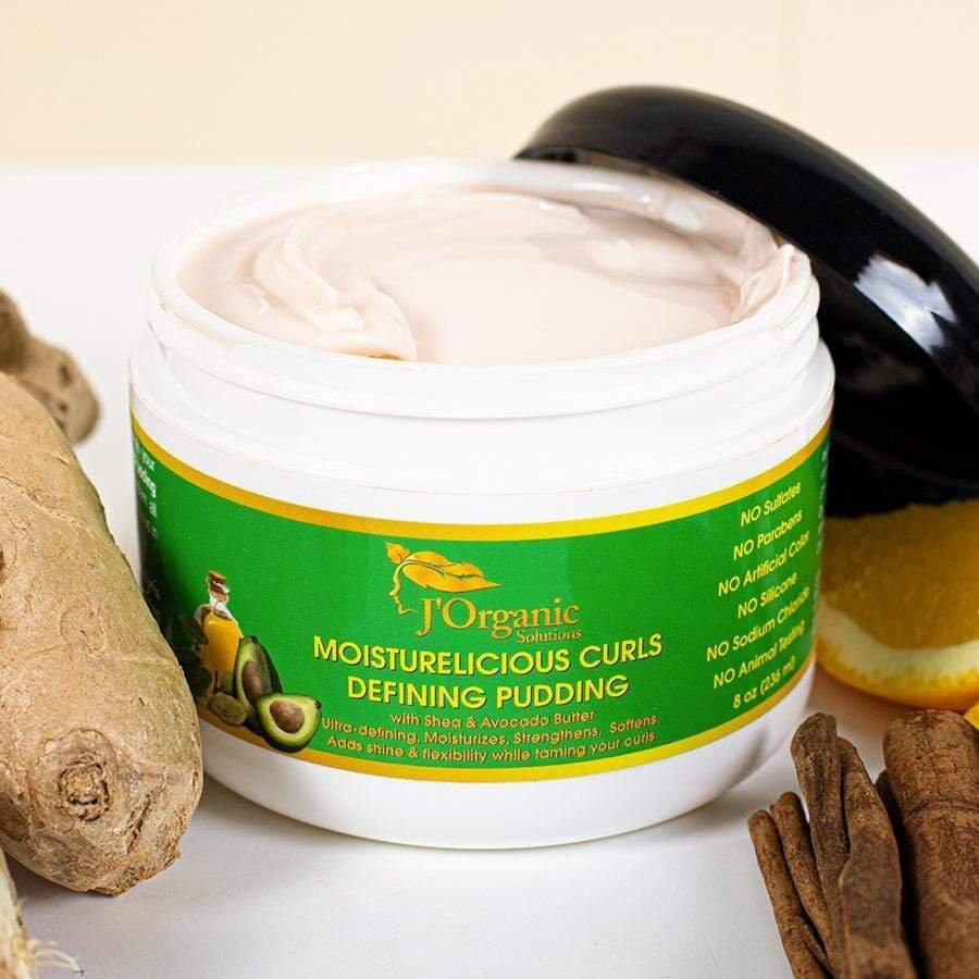 Curl Defining Pudding for Curly & 4C Hair – Natural Moisturizing Curl Styler | J'Organic Solutions Secondary image